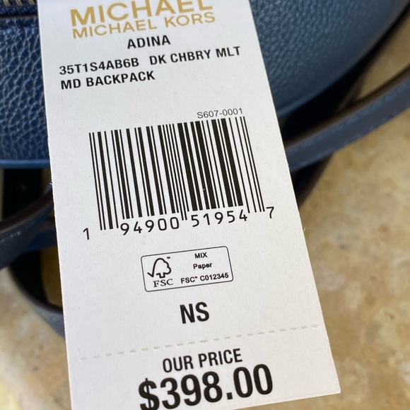 Michael Kors Signature Adina bag&wallet set blue main image 4